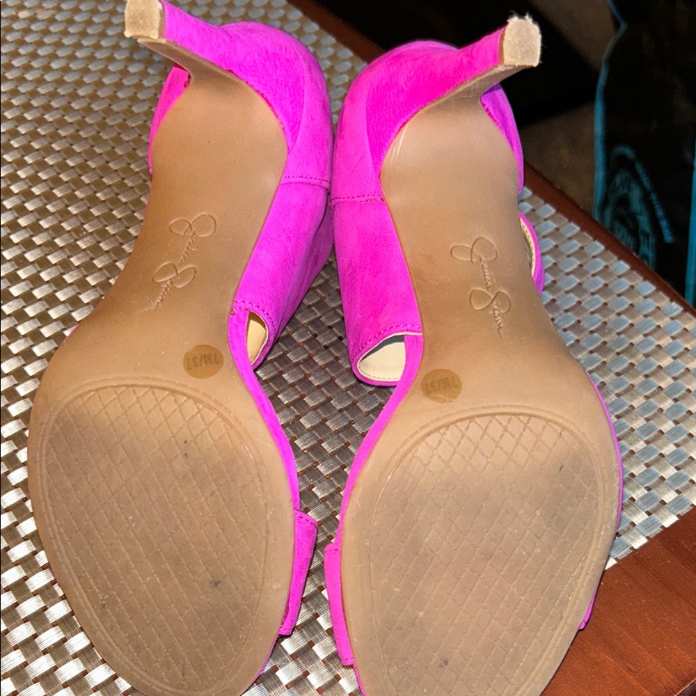 Jessica Simpson Women's Open-Toe Heels Size 7 - Picture 8 of 8